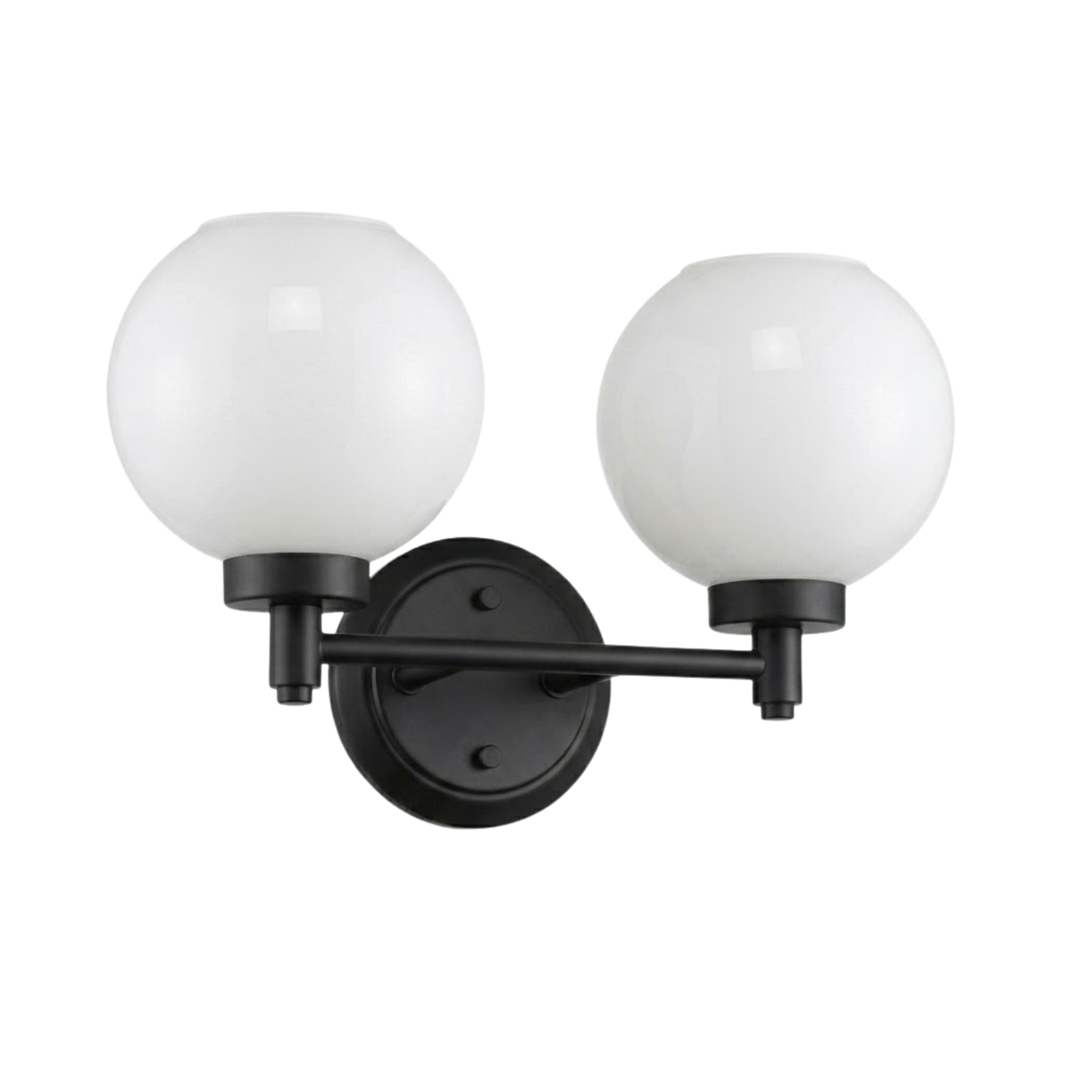 Mincio 2-Light Opal Globe Vanity - MB