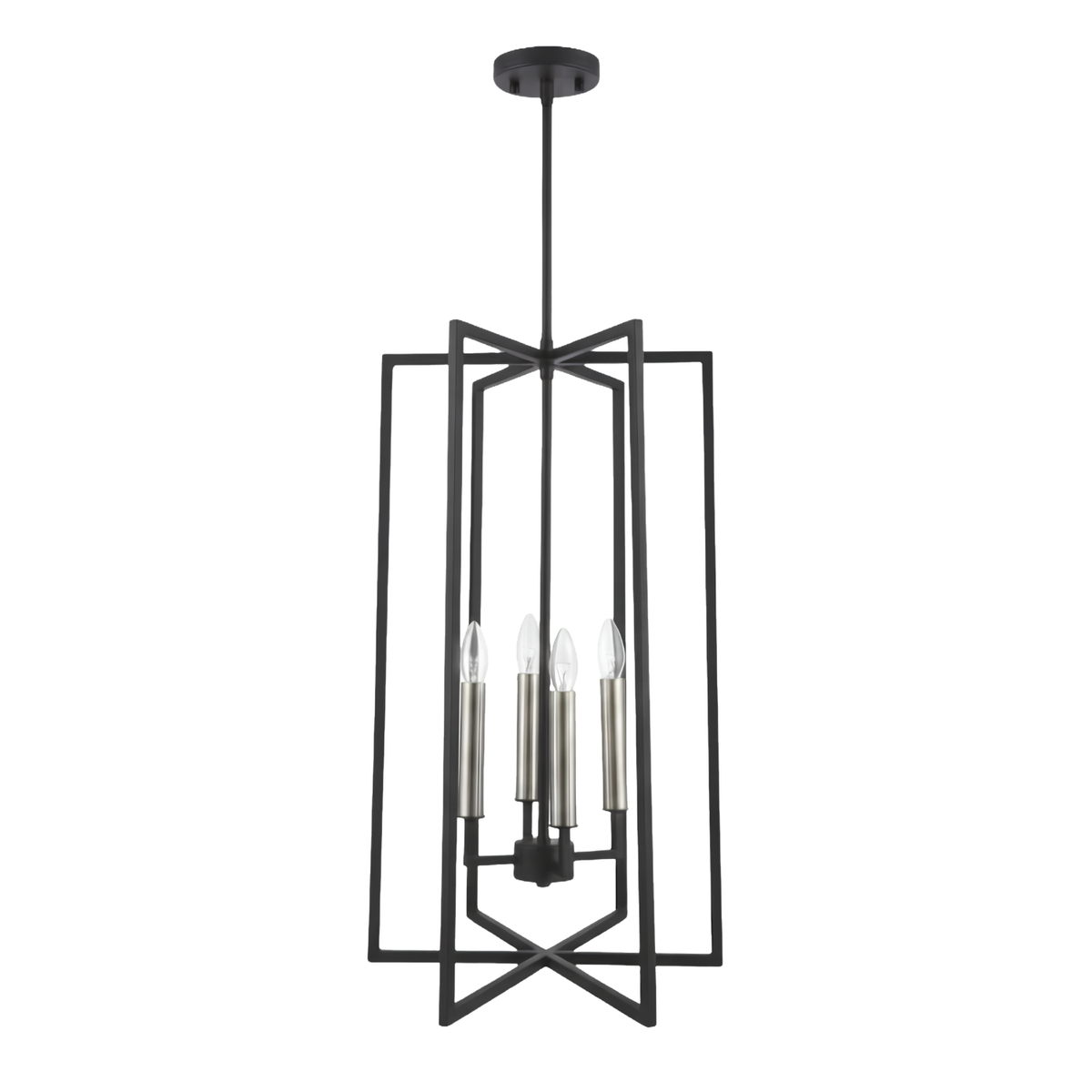 4-Light Open Cage Entry - MB Includes MB,NK,BB Candle Covers