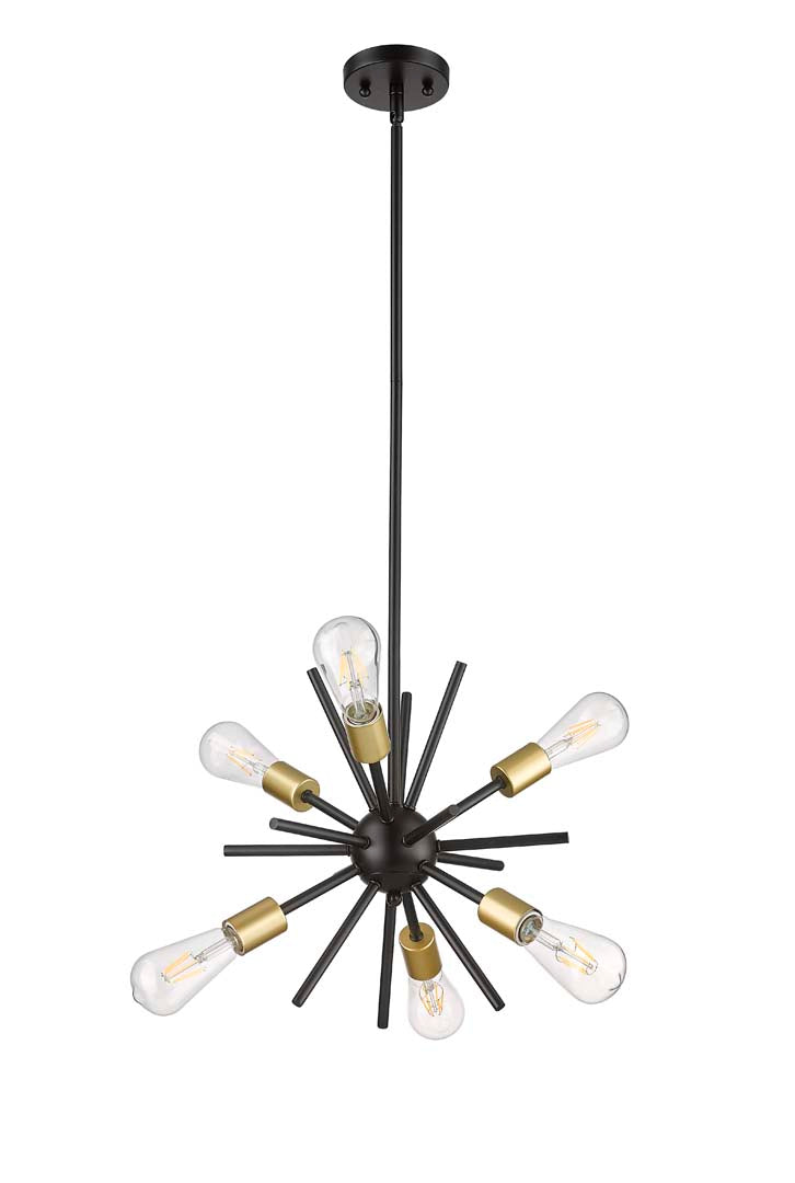 Odyssey Sputnik 14" 6-Light Chandelier