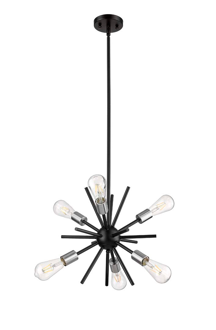 Odyssey Sputnik 14" 6-Light Chandelier