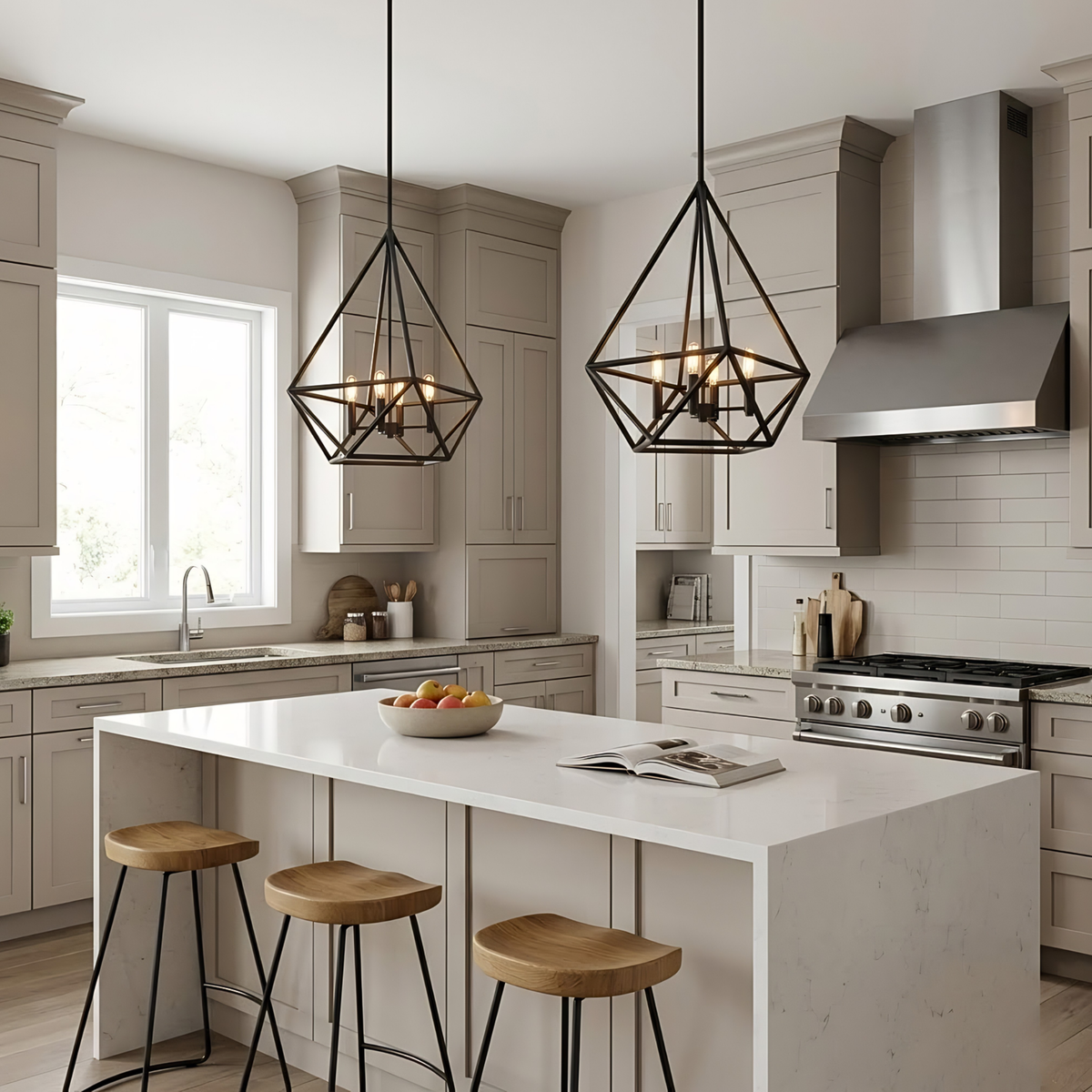 Vega 4-Light Cage Pendant
