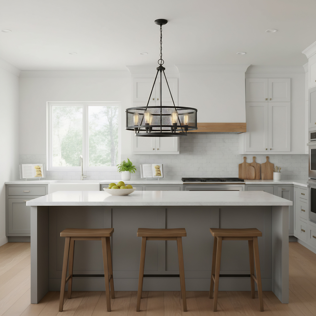 Elza 6-Light Cage Pendant