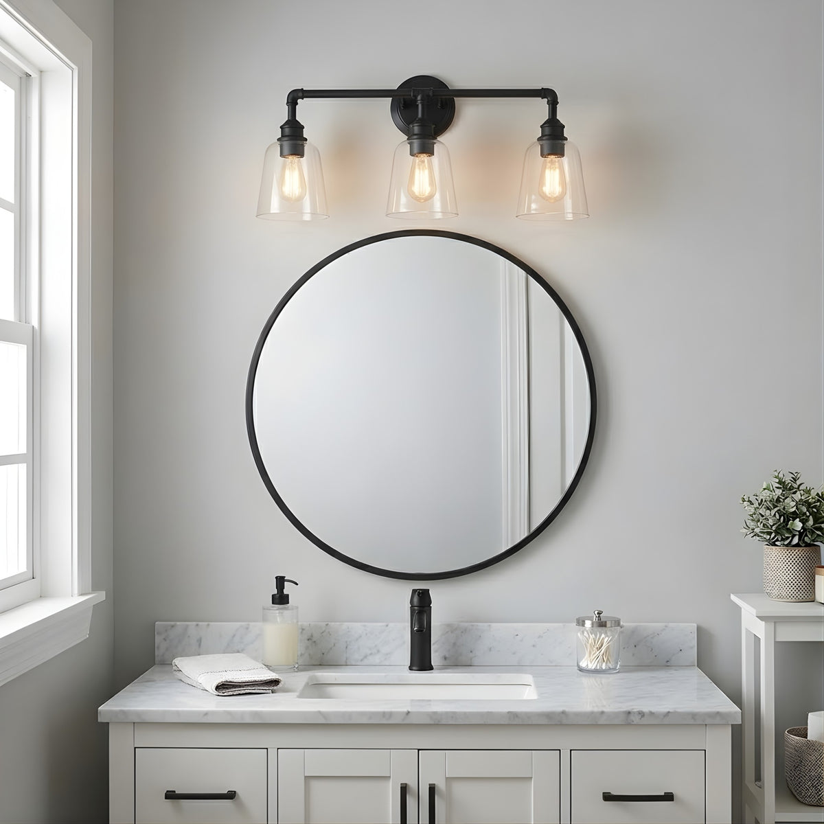 Milla 3-Light Vanity Scone