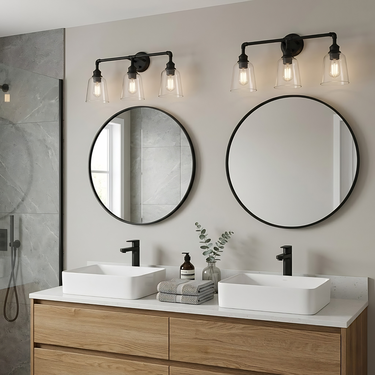 Milla 3-Light Vanity Scone