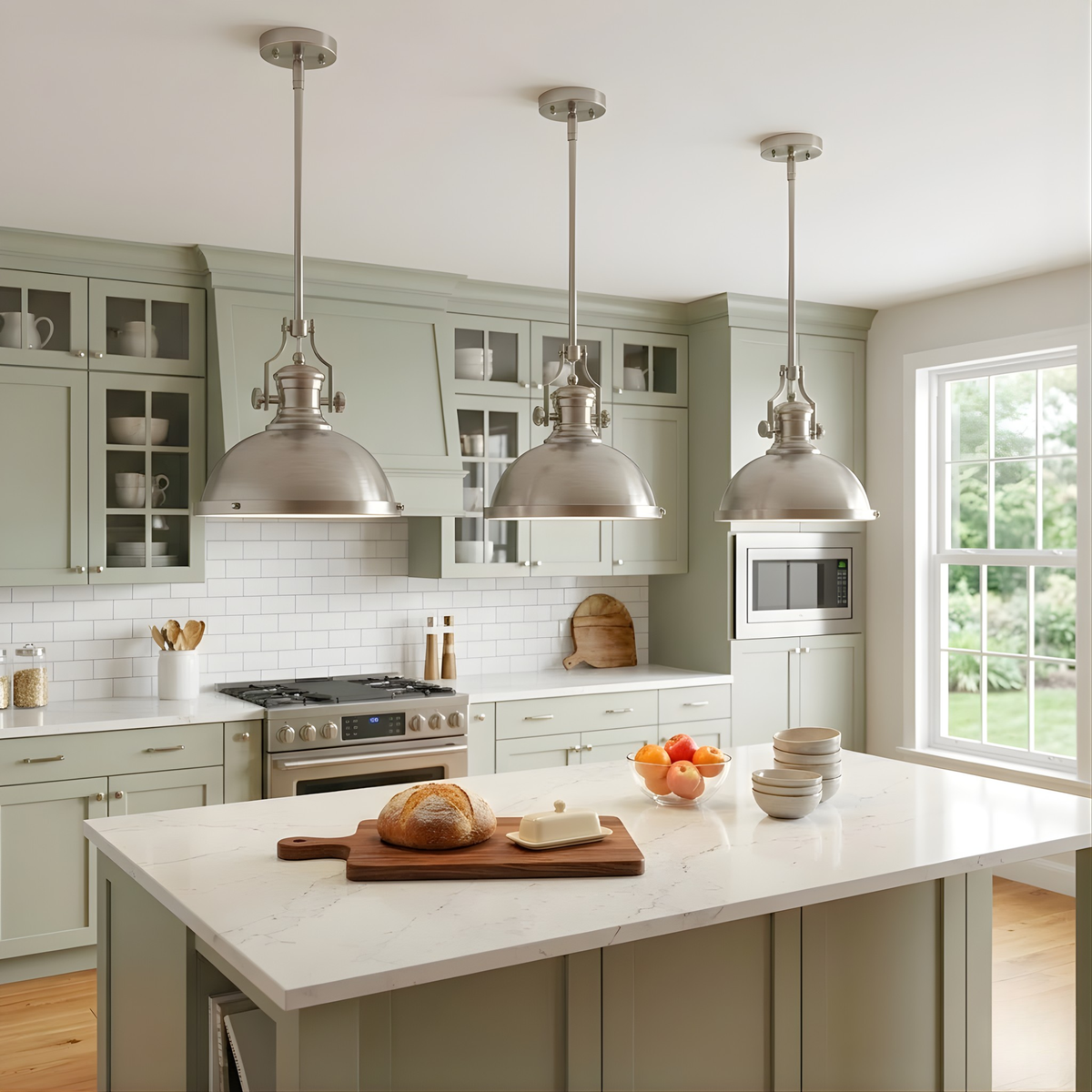Alix 1-Light Large Metal Shade Pendant