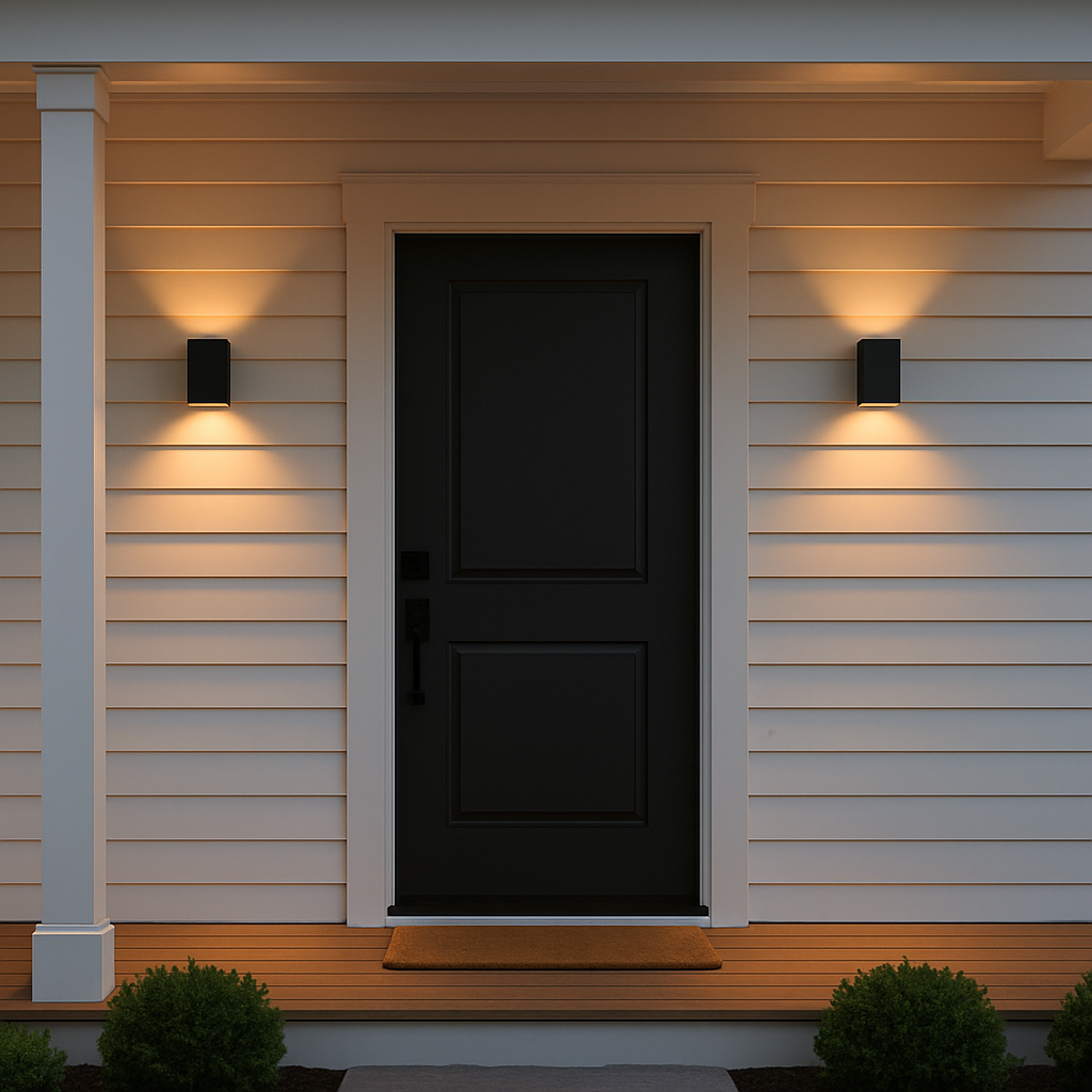 Uri 1-Light Small Cube Patio Light