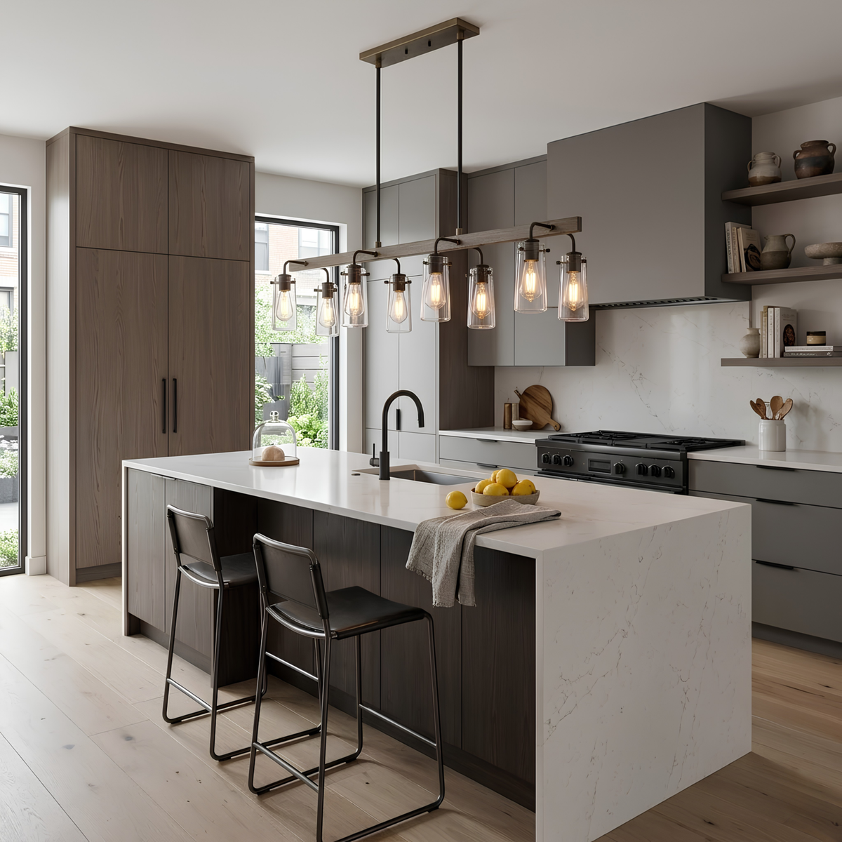 Salerno 8-Light Island Pendant