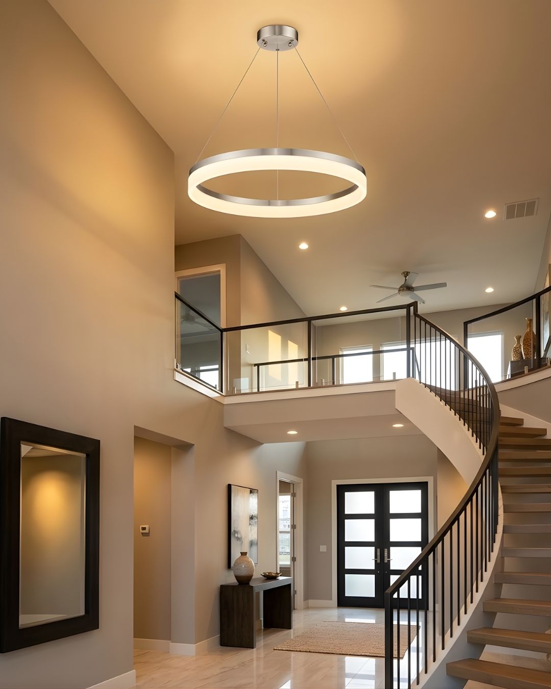 Elio 24" LED Halo Lens Pendant