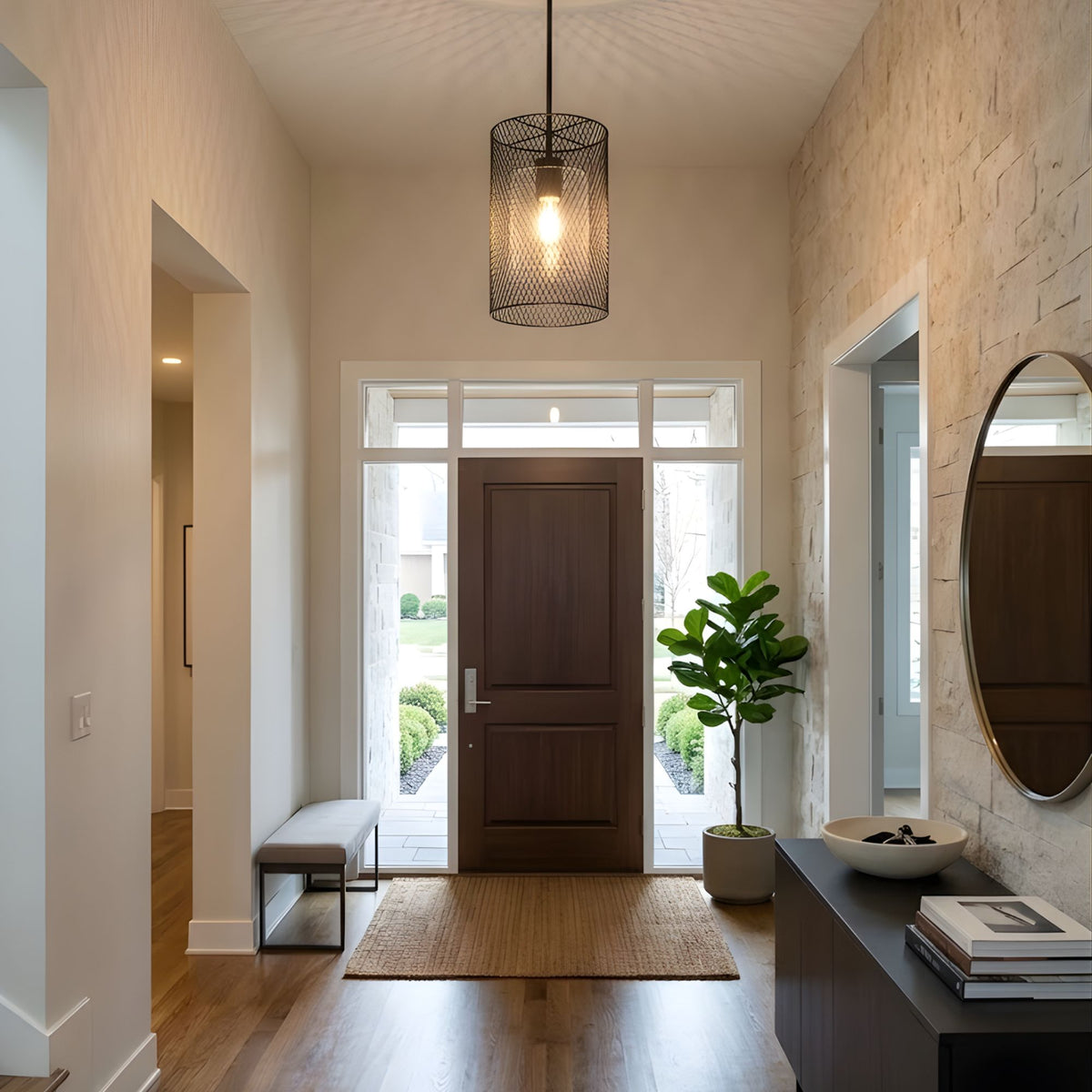 Salerno 1-Light Mesh Pendant