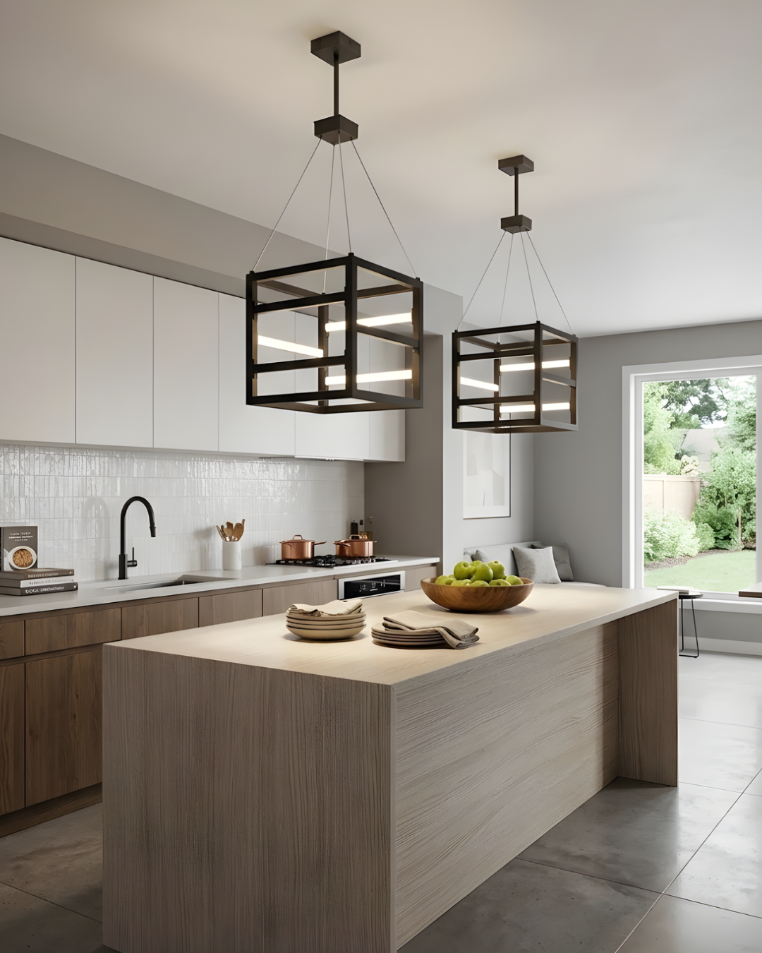 Tivoli 18" LED Square Pendant