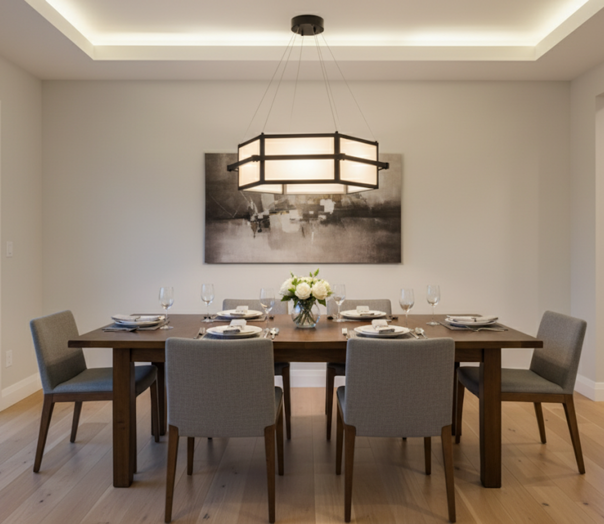 Amalfi LED Hex Chandelier