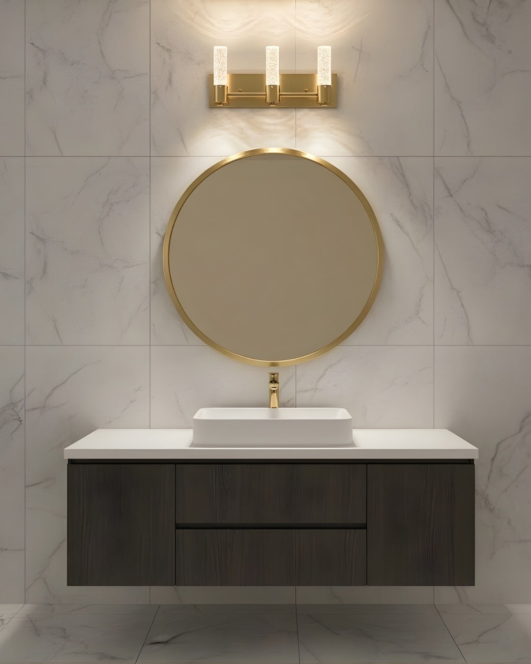 Soffi 3-Light LED Rectangle Vanity