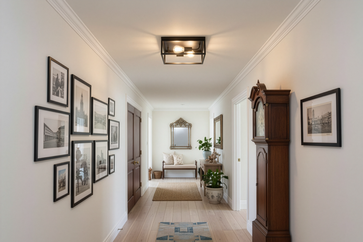 Vincent 2-Light Open Square Ceiling Mount