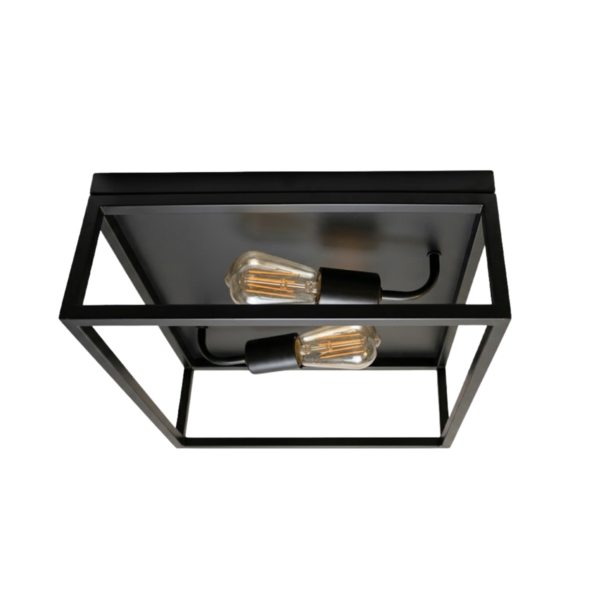 Vincent 2-Light Open Square Ceiling Mount