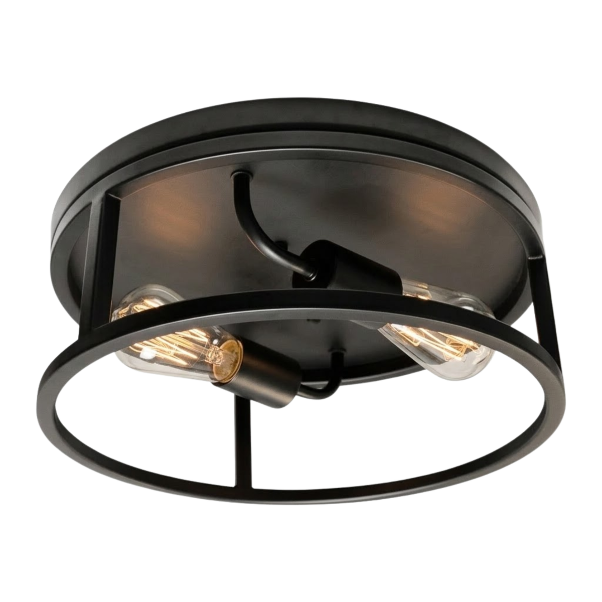 Harold 2-Light Round Open Ceiling Mount