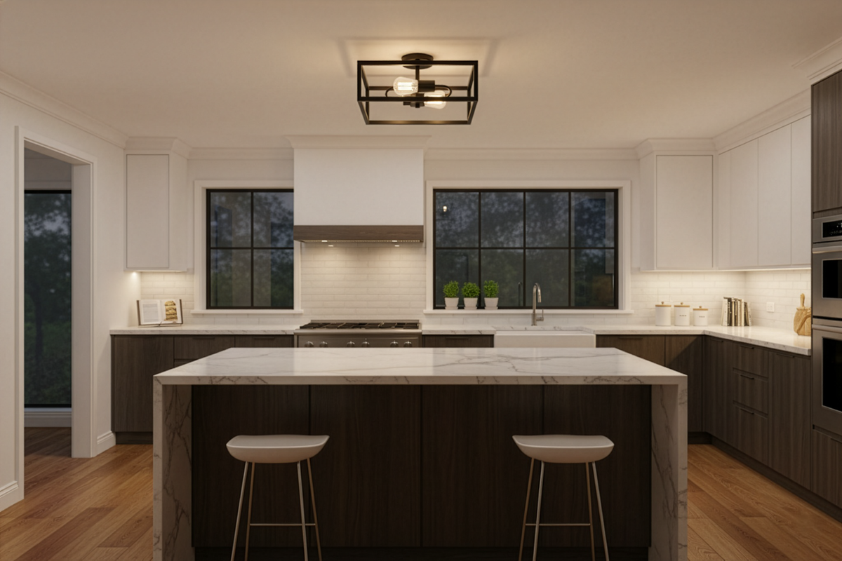 Edward 2-Light Semi Flush Mount