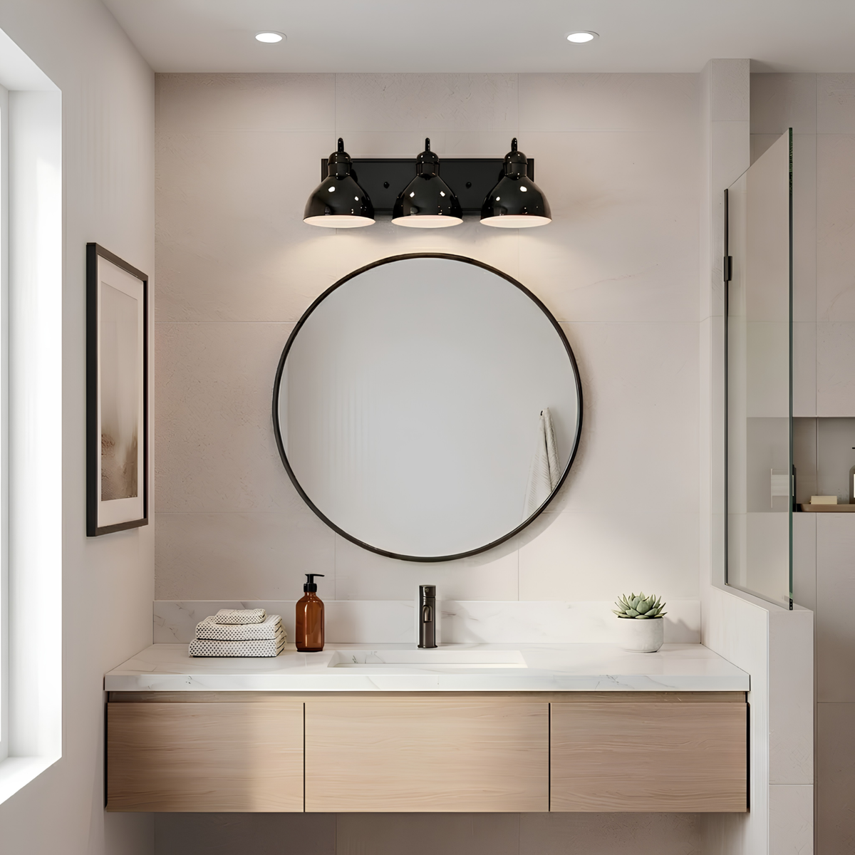 Gia 3-Light Vanity