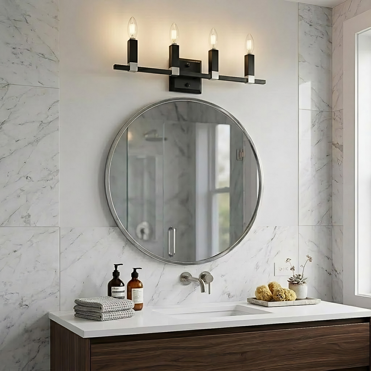 Maroni 4-Light Wall Vanity