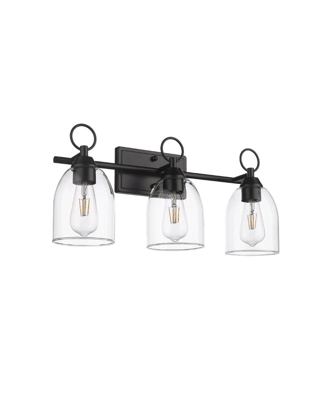 Rhine 3-Light Vanity Clear Glass