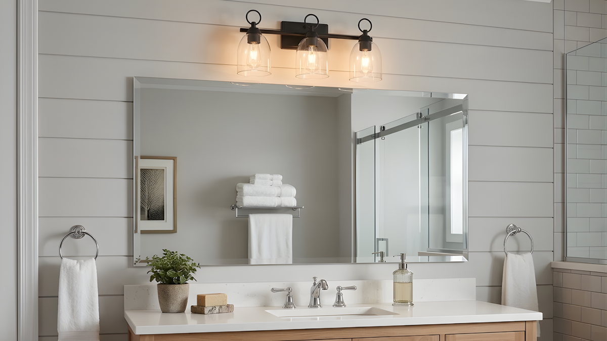 Rhine 3-Light Vanity Clear Glass