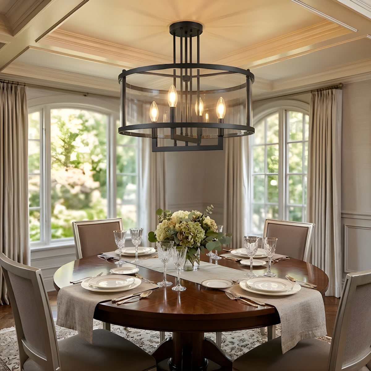 Ravenna 4-Light Flush Mount
