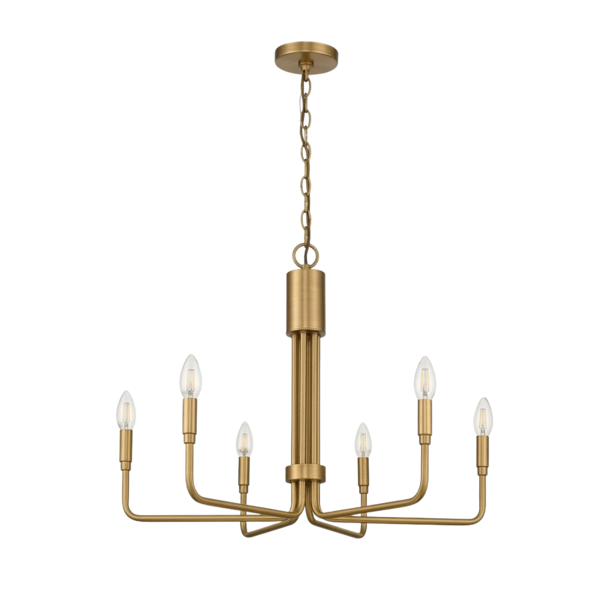 Alph 6-Light Flatt Bottom Chandelier