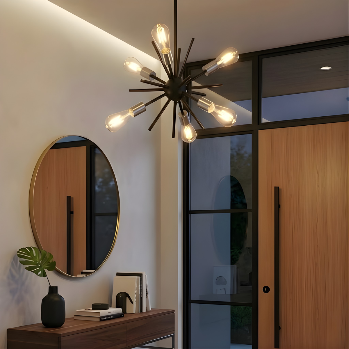 Odyssey Sputnik 14" 6-Light Chandelier
