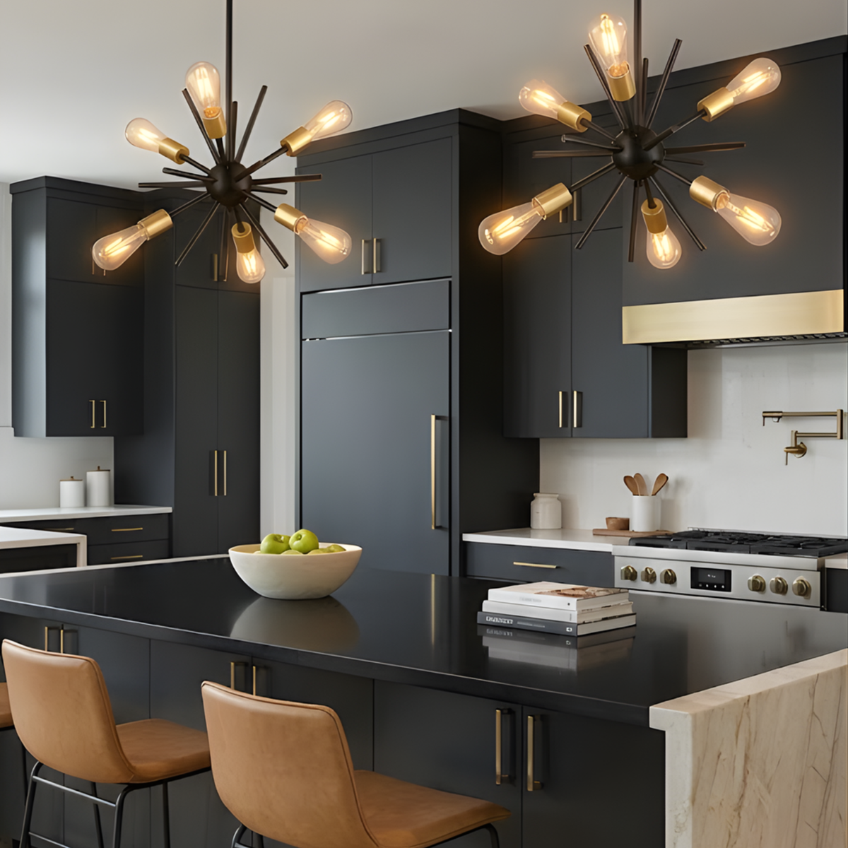 Odyssey Sputnik 14" 6-Light Chandelier