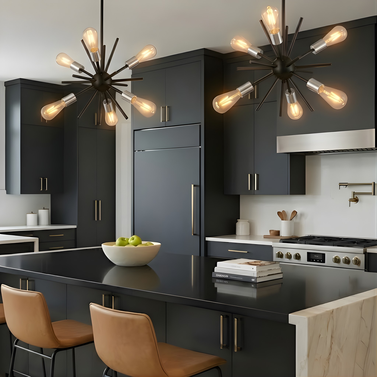 Odyssey Sputnik 14" 6-Light Chandelier