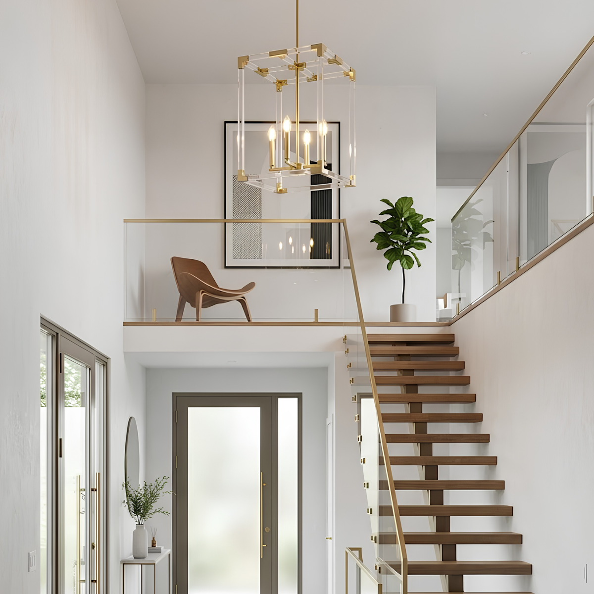 Neva 4-Light Acrylic Pendant