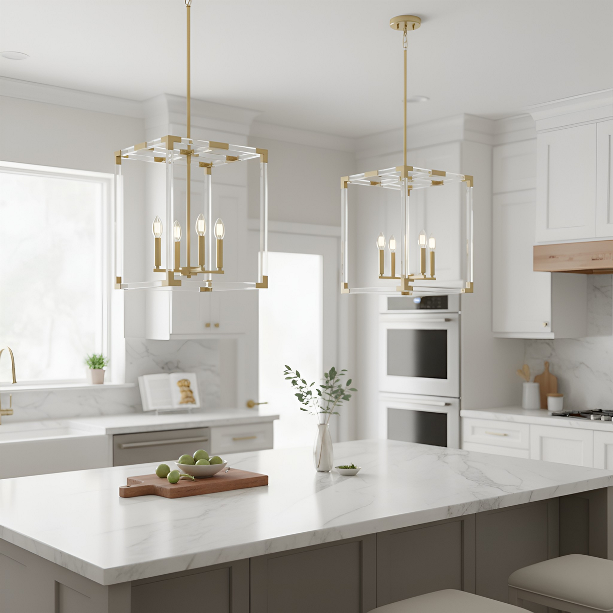 Neva 4-Light Acrylic Pendant