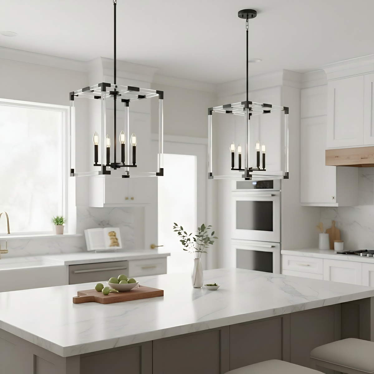 Neva 4-Light Acrylic Pendant