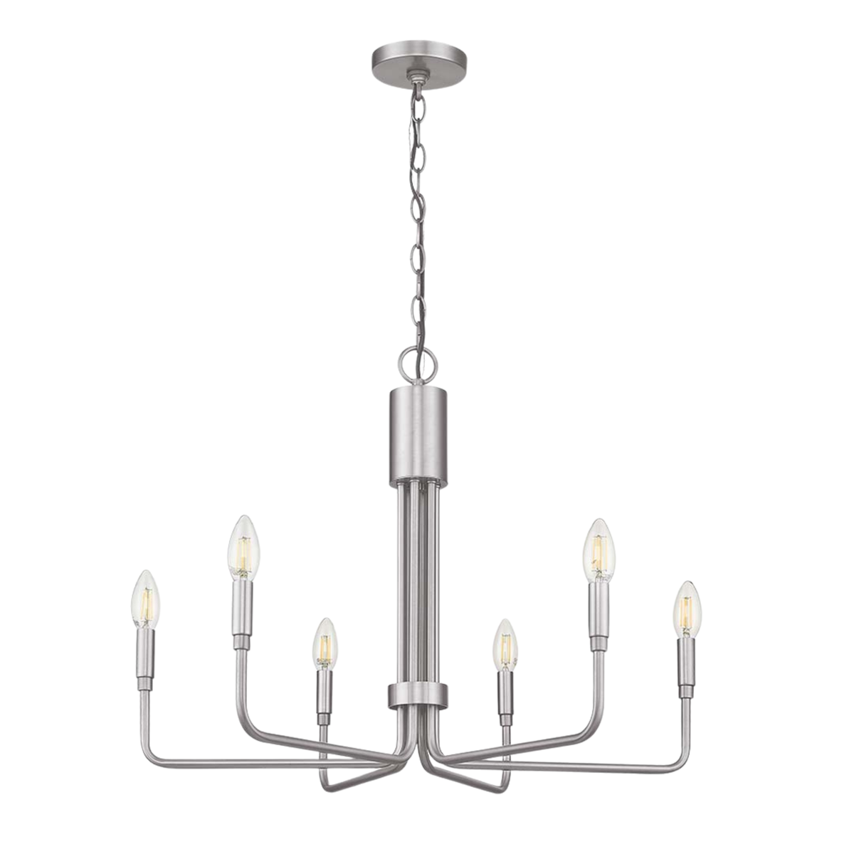 Alph 6-Light Flatt Bottom Chandelier