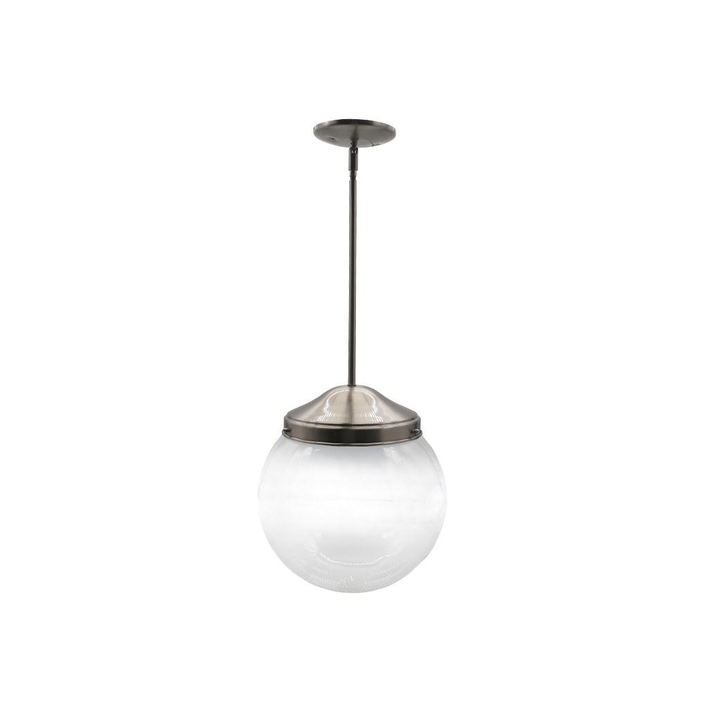 1-Light Globe Pendant Brushed Nickel