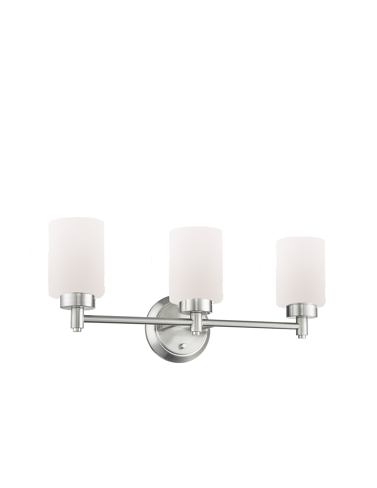 Mincio 3-Light White Glass Vanity - NK