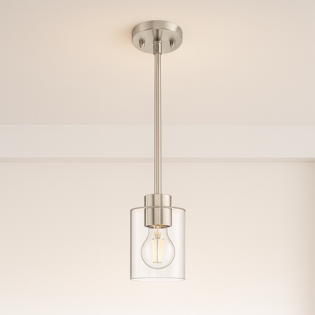 Mincio 1-Light Clear Glass Mini Pendant
