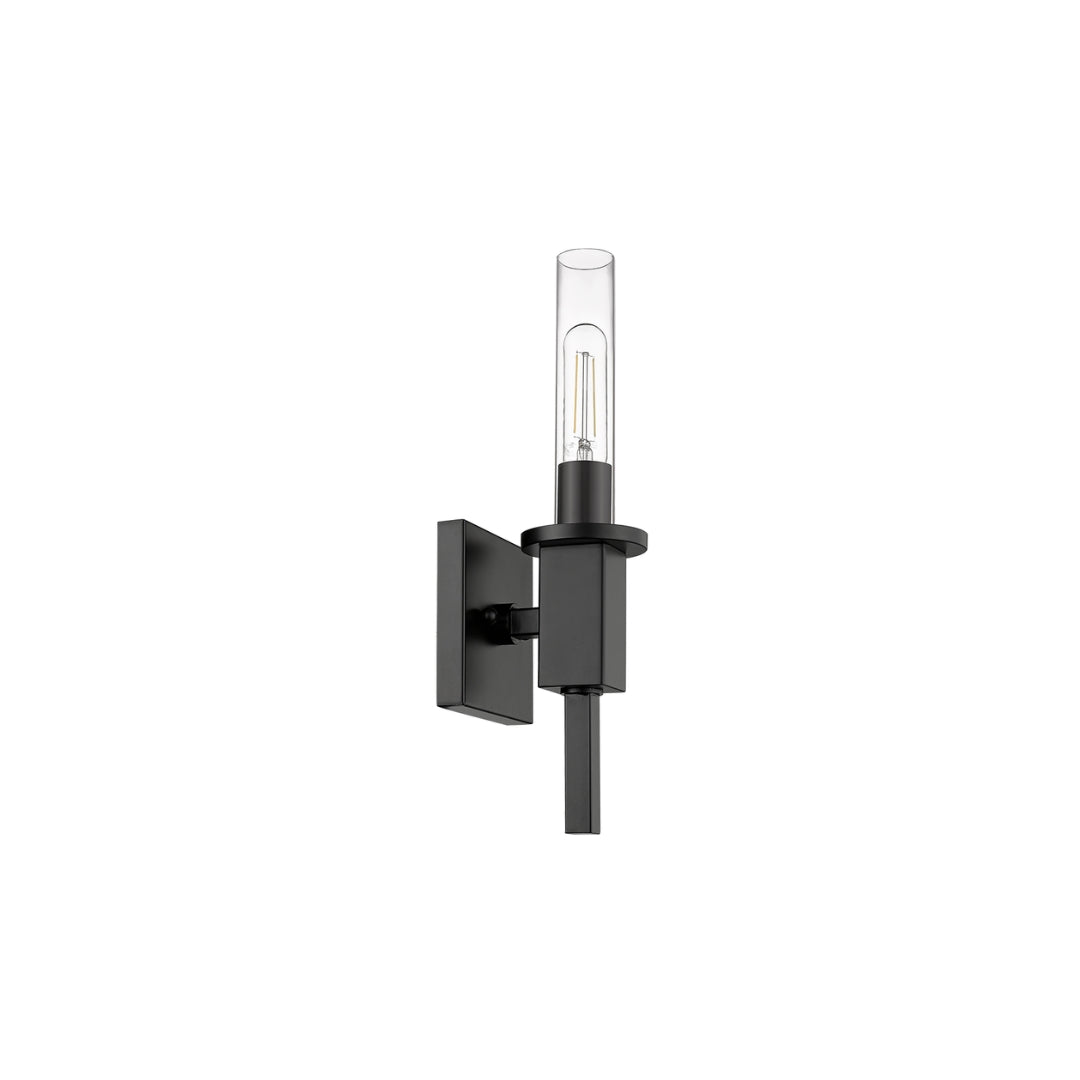 Roma 1-Light LED Clear Tube Glass Sconce