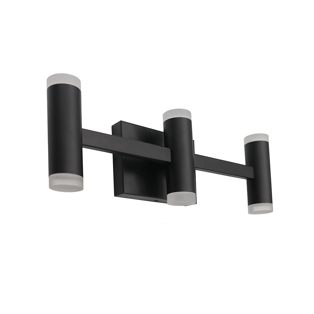 3-Light Cylinder LED Vanity