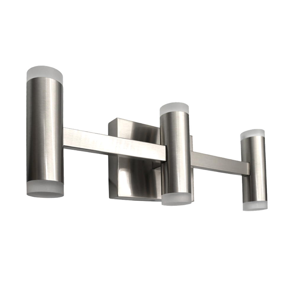 3-Light Cylinder LED Vanity