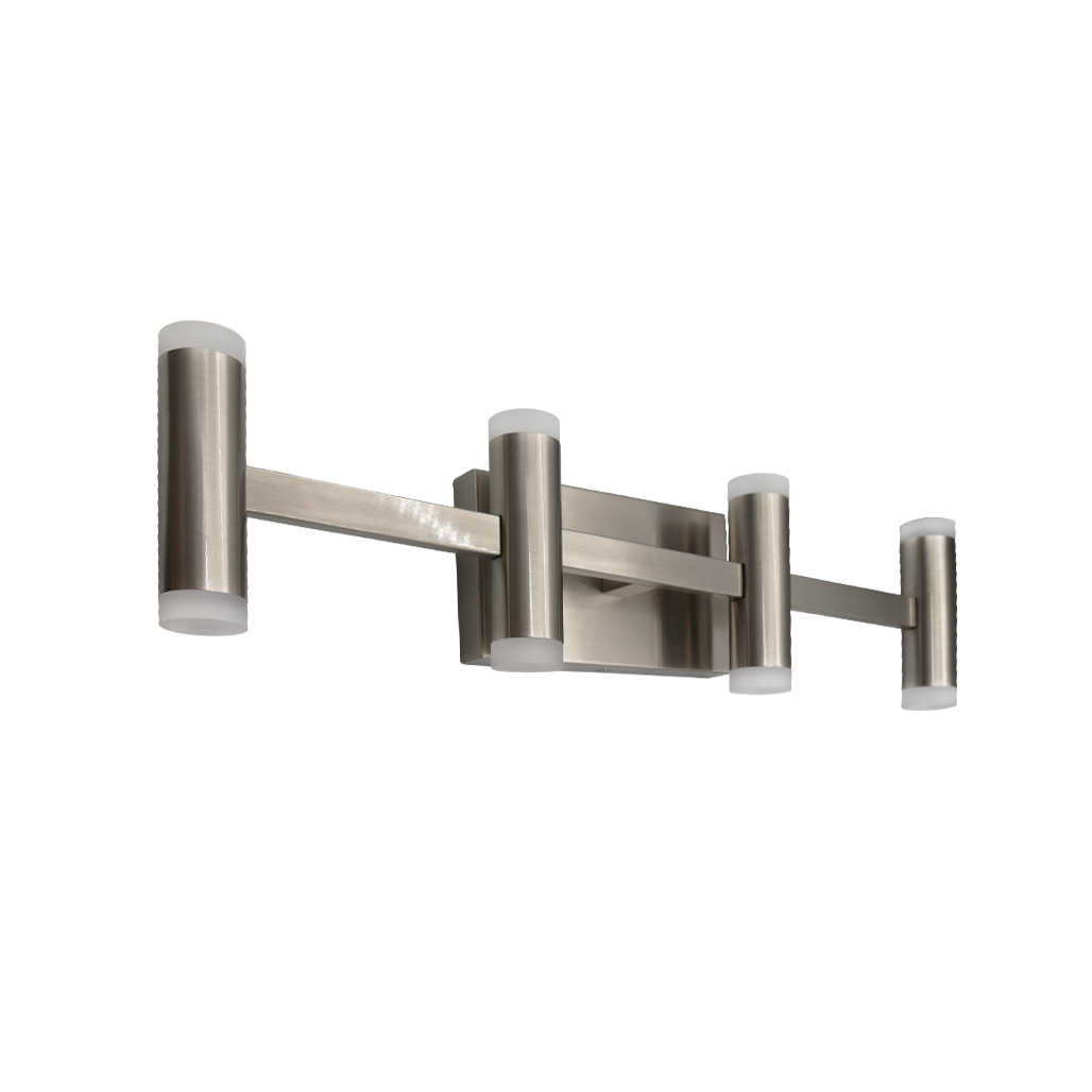 4-Light LED Vanity Brushed Nickel
